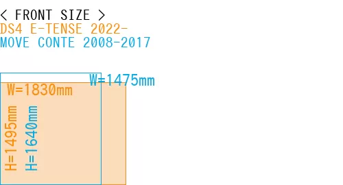 #DS4 E-TENSE 2022- + MOVE CONTE 2008-2017
